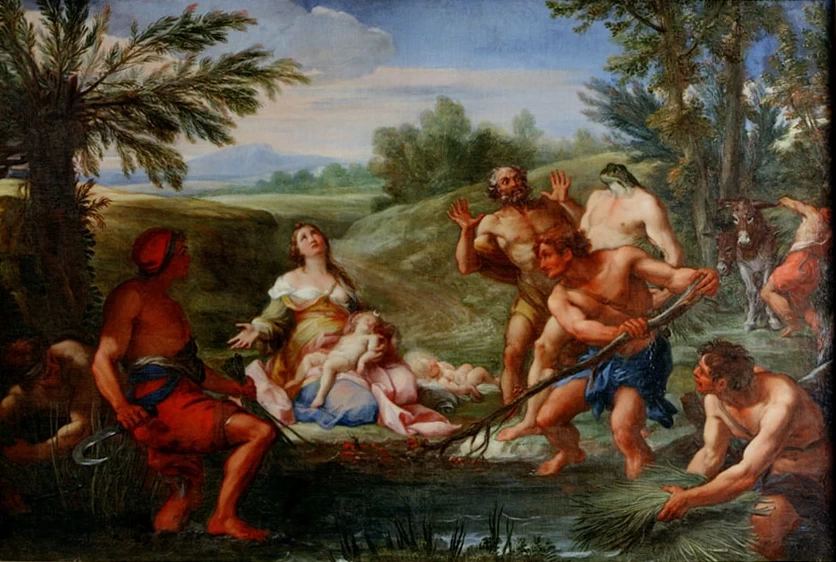 Latona trasforma in rane i pastori della Licia - Galleria Spada, Roma